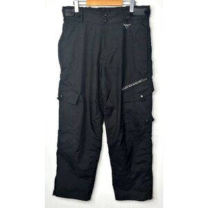 Ocean & Earth Mens Ski Pants Pro Series Insulated Outdoor Activewear Black M